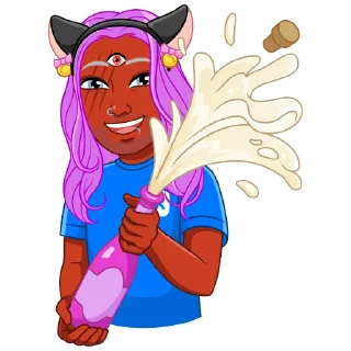 Sticker Новогодний Аморальный Аморал(@GGAsta666) - 1