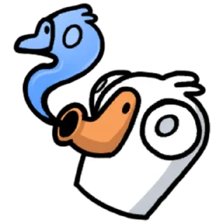 Sticker Goose Goose Duck (creator @mr_fireboy for @GGD_rus) - 0
