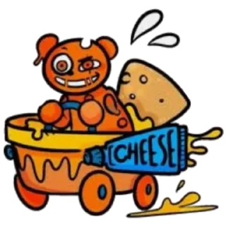 Sticker GIVE ME THE CHEESE - 10