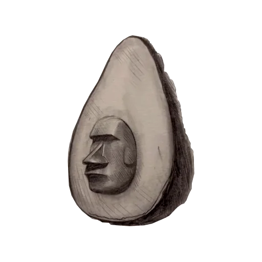 Стикер Камень - 2