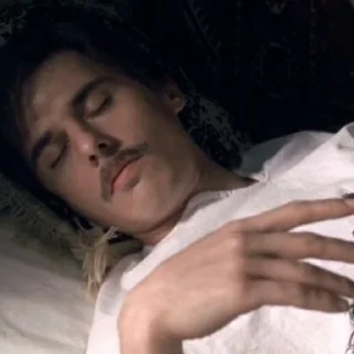 person human face bed