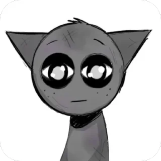 Sticker GRAY - SPRUNKI (( @sllowa )) - 10