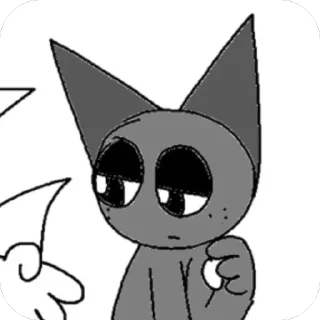 Sticker GRAY - SPRUNKI (( @sllowa )) - 5