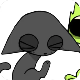 Sticker GRAY - SPRUNKI (( @sllowa )) - 7