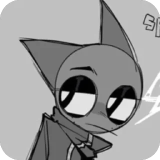 Sticker GRAY - SPRUNKI (( @sllowa )) - 6