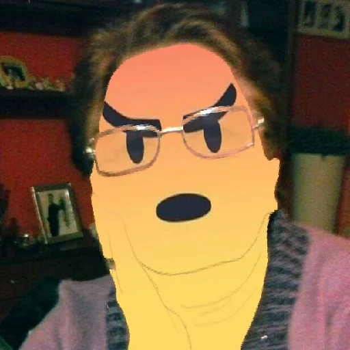 cartoon indoor smile