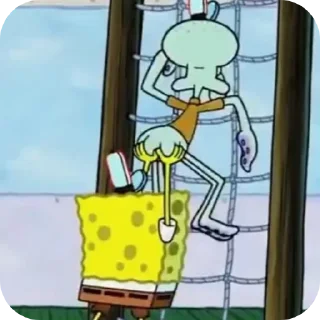 Стикер ГУБКО БОБ @vveriks - 8