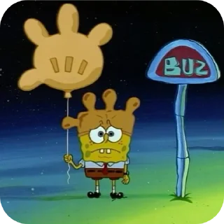 Стикер ГУБКО БОБ @vveriks - 5