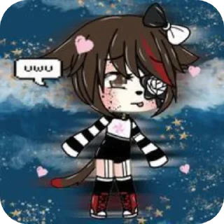 Стикер Гача лаойф - 6