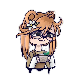 Sticker Гачеры и ютуберы -  @Midumi_Wolf - 3