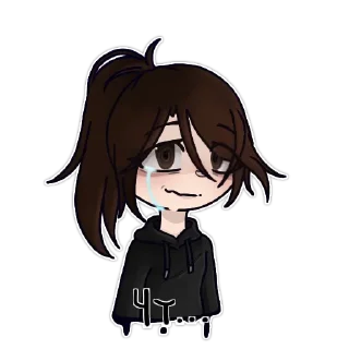 Sticker Гачеры и ютуберы -  @Midumi_Wolf - 1