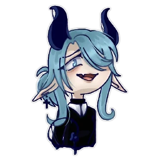 Sticker Гачеры и ютуберы -  @Midumi_Wolf - 10