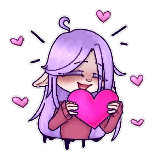 Sticker Гачеры и ютуберы -  @Midumi_Wolf - 7