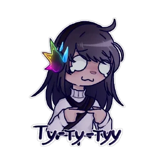 Sticker Гачеры и ютуберы -  @Midumi_Wolf - 4