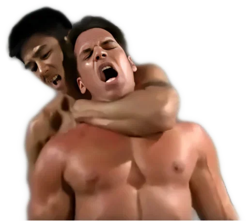 human face barechested muscle