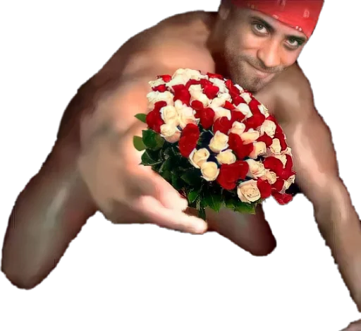 person human face rose