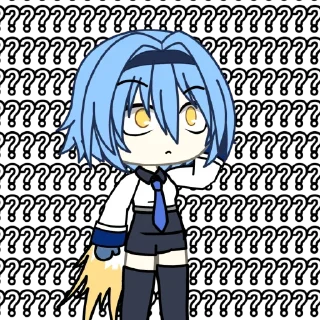 Стикер ГАЧИМУЧИ С ЭОЛОЙ❄️ - 1