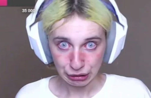 headphones human face headset