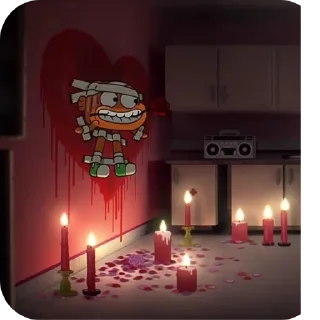 Sticker Гамбол🤪🤪🤙😍😍 - 6