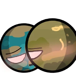 Стикер Ганимед и Титан 💗💗 - 5