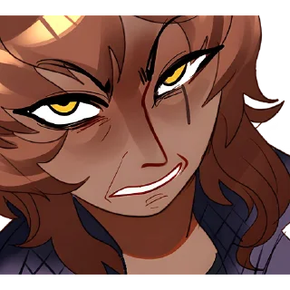 Sticker Ганорро @anime_stickerr - 2