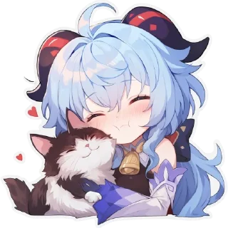 Стикер Ганьюй Цисин | Genshin Impact | Ganyu - 4