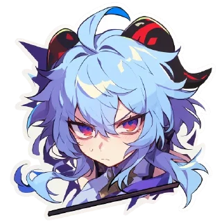 Стикер Ганьюй Цисин | Genshin Impact | Ganyu - 6