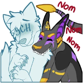 Sticker Gautreau - by @SukariDragon - 4