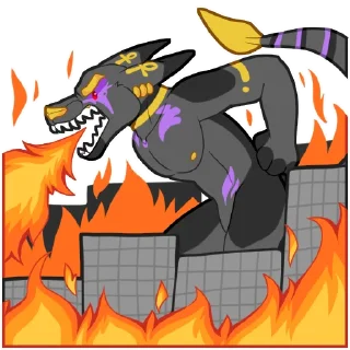 Sticker Gautreau - by @SukariDragon - 5