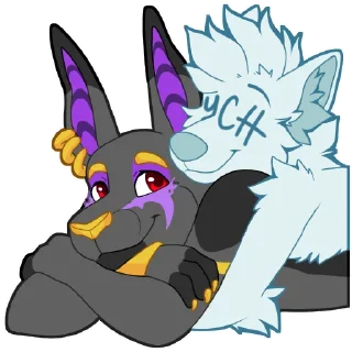 Sticker Gautreau - by @SukariDragon - 9