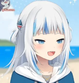 Sticker Gawr Gura's a - 11