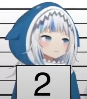 Sticker Gawr Gura's a - 8