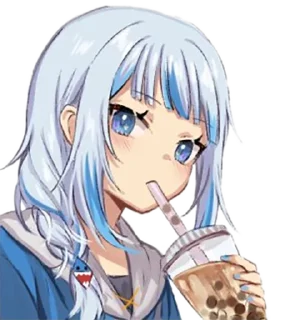 Стикер GawrGura2 - 10