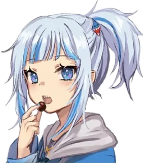 Стикер GawrGura2 - 6