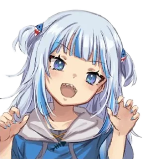 Стикер GawrGura2 - 4