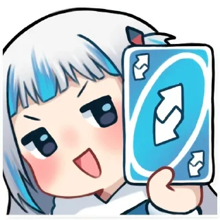 Sticker Gawr Gura by @anime_stickerr - 10