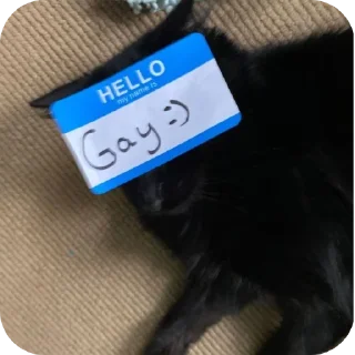 Стикер Gay power - 2