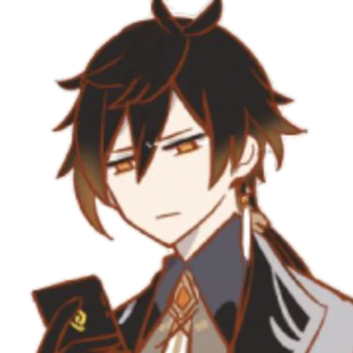 anime cartoon human face