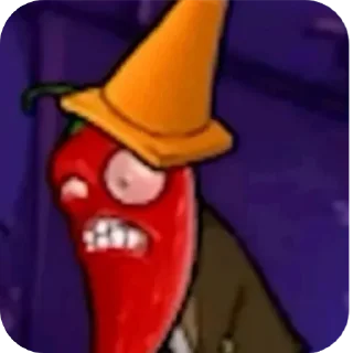 Стикер Сложные  растения  и зомби - 6