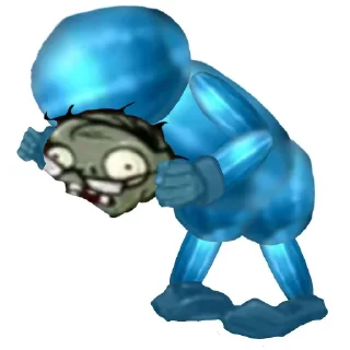 Стикер Сложные  растения  и зомби - 8