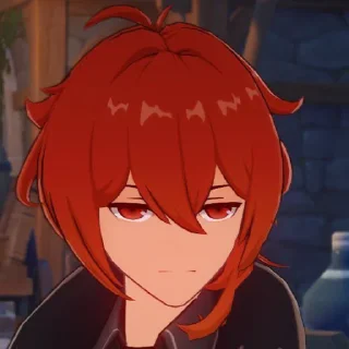 Sticker У Сяо понос - 1