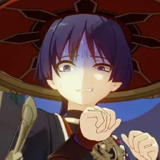 Sticker У Сяо понос - 6