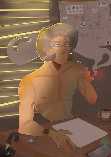 мультфильм человеческое лицо комнатный