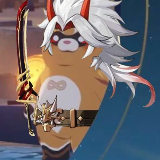 Стикер Геншин Итто - 3