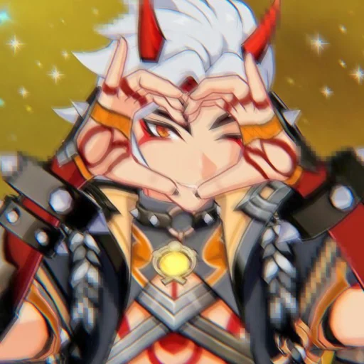 Стикер Геншин Итто - 1