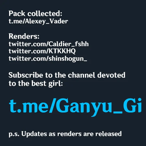 Genshin Emotes by @Alexey_Vader - 