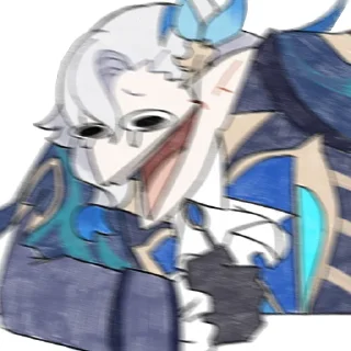 Стикер 💠 Genshin Meme-5 (@TodorokiShouto) - 3