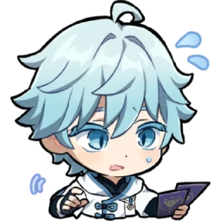 Sticker Картины Паймон 20 | @GenshinImpactEmojis - 2