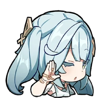 Sticker Картины Паймон 20 | @GenshinImpactEmojis - 0