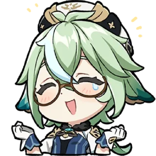 Sticker Картины Паймон 20 | @GenshinImpactEmojis - 1